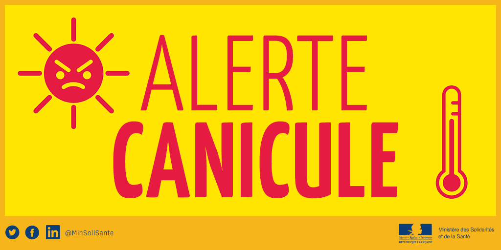 Alerte Canicule : Niveau JAUNE