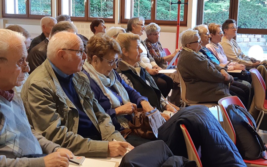 Photo de la conférence CARSAT organisée dans le cadre de la semaine bleue