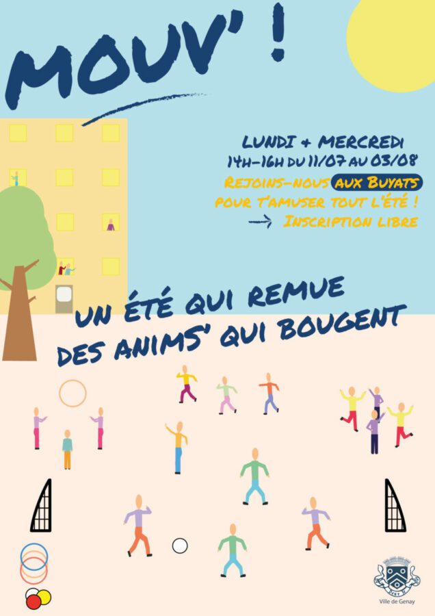 Animations en pied d'immeuble à Genay