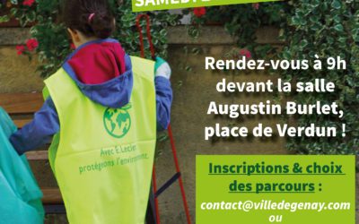 Samedi 24 septembre : Nettoyons la nature – faites de la propreté et inscrivez-vous dès maintenant !