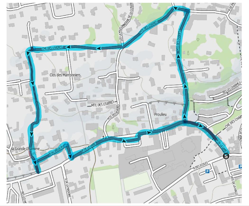 Parcours bleu