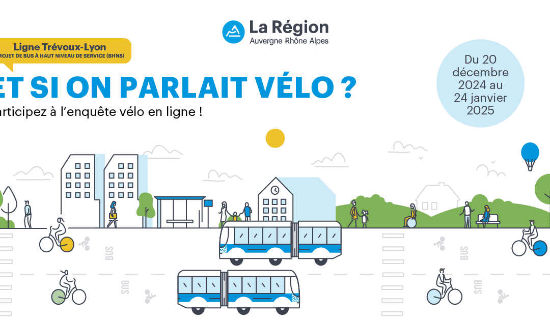 Et si on parlait vélo ? Participez à l’enquête sur internet et aidez à concevoir un service adapté à vos besoins !