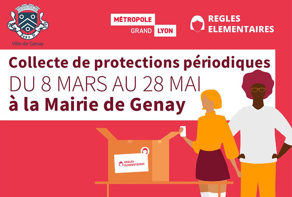 Collecte de protections périodiques à la Mairie de Genay