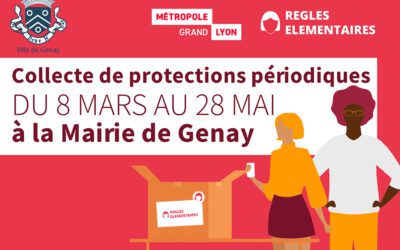 Collecte de protections périodiques à la Mairie de Genay