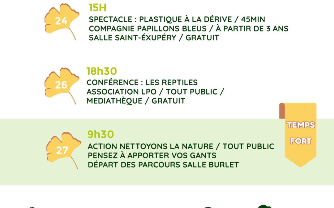 Nettoyons la NATURE ! Du 24 au 28 Septembre 2025