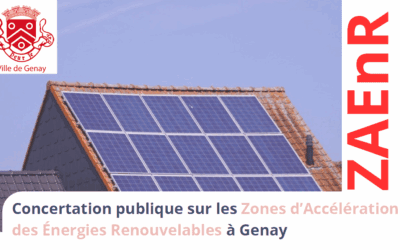 Concertation publique sur les Zones d’Accélération des Énergies Renouvelables à Genay