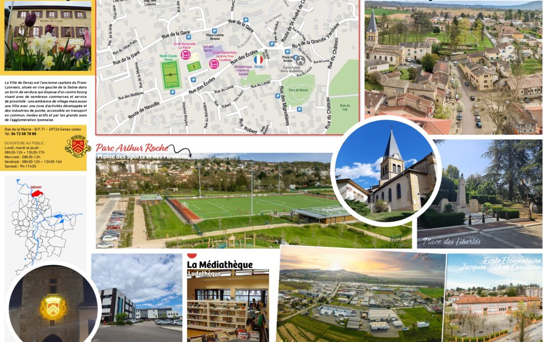 Retrouvez le plan de la Ville de Genay en ligne