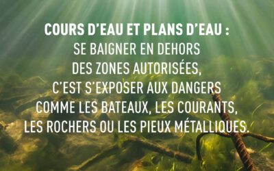 Cours d’eau et plans d’eau : restons vigilants !